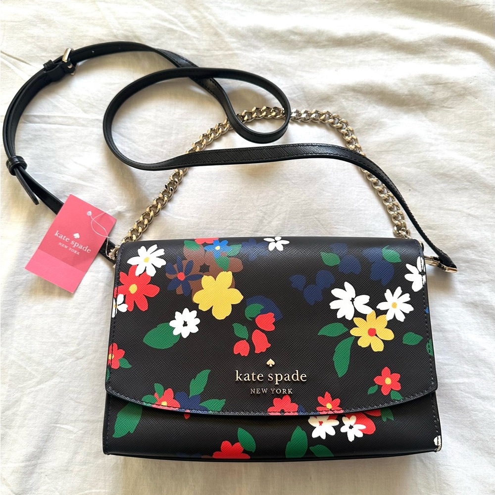 Kate Spade - Brand New Floral print crossbody purse!
